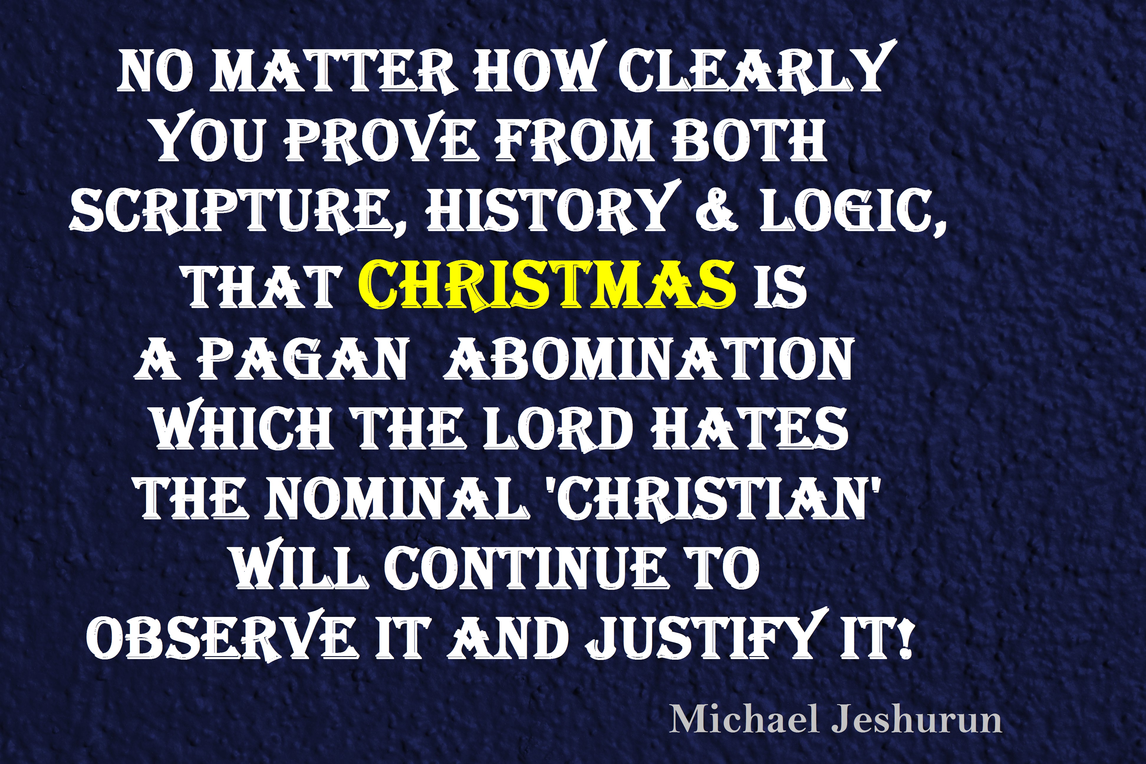 My Christianity and Christmas!